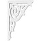 Ekena Millwork Athens Architectural Grade PVC Bracket, 5/8"W X 5"D X 8"H BKTP01X05X08AT - alternate 2
